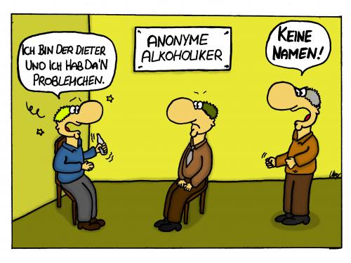 Cartoon: Anonyme Alkoholiker (medium) by spass-beiseite tagged spass,beiseite,cartoon,cartoons,comic,tagebuch,comictagebuch,comicstrips,kunst,pointe,witz,bildwitz,unterhaltung,panel,fun,illustration,design,anonyme,alkoholiker,selbsthilfegruppe,bier