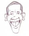 Cartoon: Barack Obama (small) by lagunes tagged obama,usa,president