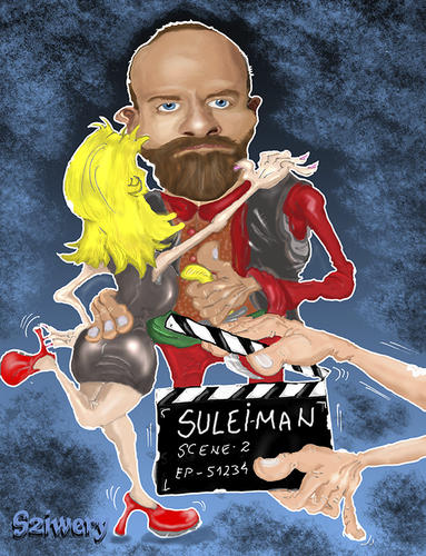 Cartoon: suleiman (medium) by sziwery tagged suleiman