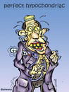 Cartoon: hypochondriac (small) by sziwery tagged sziwery,cartoons