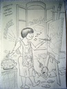 Cartoon: Ambitious woman (small) by caknuta-chajanka tagged art painting mother kids