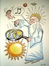 Cartoon: Apocalypse (small) by caknuta-chajanka tagged god,creation,apocalypse,lunch,destruction