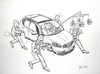 Cartoon: Master and servants (small) by caknuta-chajanka tagged rich,unpaid,worker,car,money
