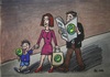 Cartoon: Recycling family (small) by caknuta-chajanka tagged ecology