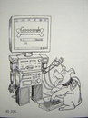 Cartoon: Searching dog (small) by caknuta-chajanka tagged internet,dog,tehnology,master