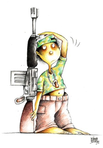 Cartoon: Guerras (medium) by martirena tagged guerras