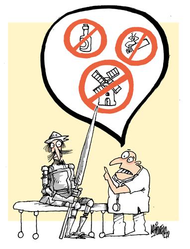 Cartoon: Prohibicion (medium) by martirena tagged prohibicion