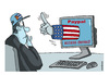 Cartoon: Blockade against Cuba (small) by martirena tagged cuba,blockade