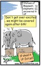 Cartoon: Political elephants! (small) by irfan tagged eclection,commision,of,inda