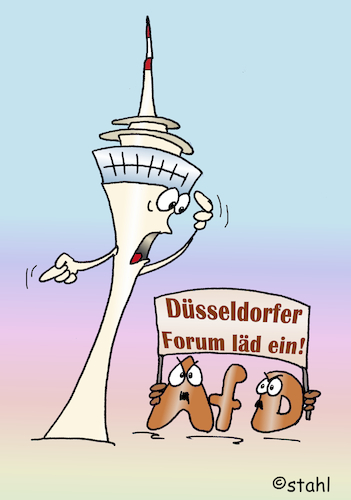 Cartoon: Anti-AfD Demo (medium) by wista tagged demo,demonstration,düsseldorf,anti,afd,rechts,rechtsextremismus,nazi,nazis,rheinturm,forum,remigration,mehrheit,schweigende,laut,demo,demonstration,düsseldorf,anti,afd,rechts,rechtsextremismus,nazi,nazis,rheinturm,forum,remigration,mehrheit,schweigende,laut