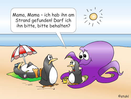 Cartoon: Urlaubsfreundschaft (medium) by wista tagged urlaub,freund,freundin,freunde,freundschaft,urlaubsfreunde,bekanntschaft,urlaubsbekanntschaft,strand,meer,kind,kinder,spiel,spiele,krake,oktopus,tintenfisch,pinguin,urlaub,freund,freundin,freunde,freundschaft,urlaubsfreunde,bekanntschaft,urlaubsbekanntschaft,strand,meer,kind,kinder,spiel,spiele,krake,oktopus,tintenfisch,pinguin