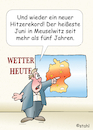 Cartoon: Hitzerekorde (small) by wista tagged klima,klimawandel,hitze,hitzewelle,hitzerekord,rekord,wetter,wettervorhersage,wetterbericht,sommer,sonne,temperatur,grad,celsius,trockenheit,trocken,wald,wälder,wasser,grundwasser,grundwasserspiegel