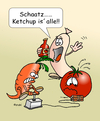 Cartoon: Ketchup (small) by wista tagged ketchup,tomaten,tomatenketchup,gewürze,gemüse,wurst,bratwurst,currywurst,möhren,essen,trinken,restaurant