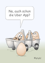 Cartoon: Uber App (small) by wista tagged uber,app,taxi,eier,eiertaxi,auto,fahrer,fahren,bestellen,rufen,anrufen,taxifahrt,fahrt,fahrten,kosten,geld,transport,reise,verkehr,urlaub,karton,eierkarton,passagiere