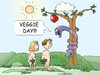 Cartoon: Veggie Day 2 (small) by wista tagged veggie,day,vegetarier,vegetarisch,adam,eva,paradies,essen,trinken,obst,gemüse,apfel,äpfel,schlange,sünde,erbsünde,baum,religion,katholisch,evangelisch,grün,grüne,vegan,veganer