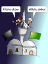 Cartoon: Zwei Seiten (small) by wista tagged islam,moschee,islamisten,extrem,moderat