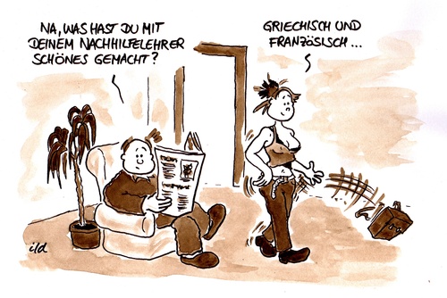 Cartoon: Griechisch und Französisch (medium) by achecht tagged nachhilfe,lehrer,vater,tochter,praktik,stellung,griechisch,französisch,sprache,lernen,schule,verkehr,analverkehr,oralverkehr,oral,anal,sexualkunde,nachhilfe,lehrer,vater,tochter,sex,praktik,stellung,griechisch,französisch,sprache,lernen,schule,verkehr,analverkehr,oralverkehr,oral