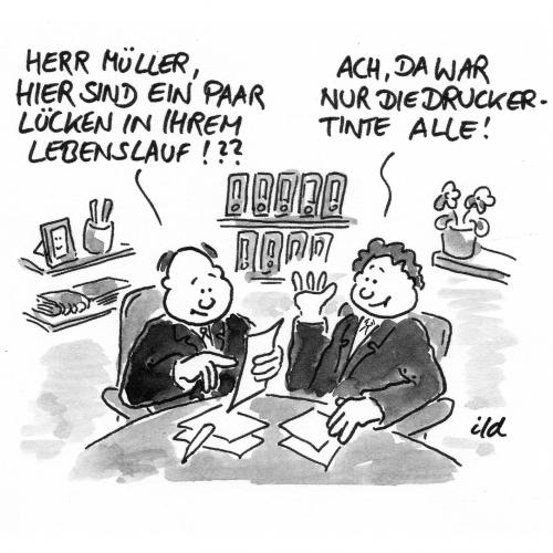 Cartoon: Lücken im Lebenslauf (medium) by achecht tagged bewerbung,bewerben,lebenslauf,mitarbeiter,fehler,druckertinte,drucker,bewerbungsunterlagen,unternehmen,firma,arbeit,lücke,bewerbung,arbeit,job,vorstellungsgespräch,vorsprechen,bewerben,lebenslauf,mitarbeiter,fehler,druckertinte,drucker,bewerbungsunterlagen,unternehmen,firma,lücke,ausrede,karriere,chef,boss,einstellungsgespräch,einstellung,vergangenheit,bildung,wissen,ausbildung,schule,laufbahn