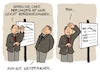 Cartoon: Umsatz nur leicht zurückgegangen (small) by achecht tagged statistik,fakenews,business,umsatz,umsatzeinbruch,umsatzrückgang,fälschung,täuschung,trick,geld,finanzen,finanzwesen,management,misswirtschaft,wirtschaft