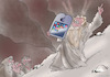 Cartoon: scroll (small) by Dubovsky Alexander tagged religion,tablets,of,the,covenant,moses,computers,scroll