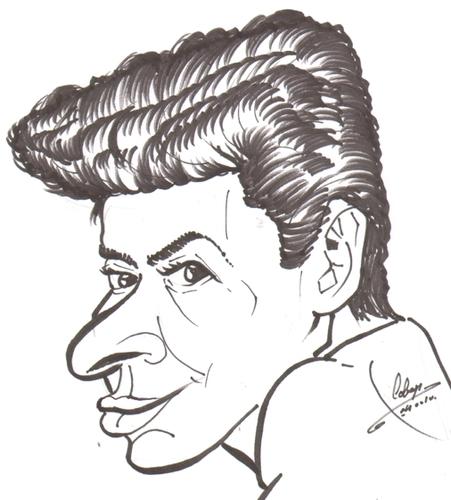 Cartoon: Eddie Fisher (medium) by cabap tagged caricature