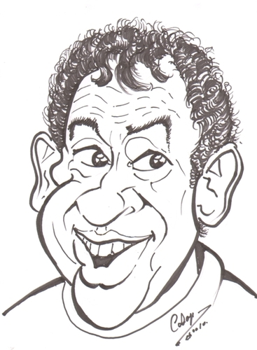 Cartoon: Jack Gilford (medium) by cabap tagged caricature