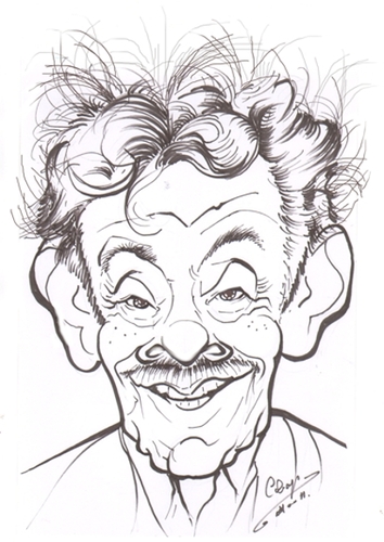 Cartoon: Jerry Stiller (medium) by cabap tagged caricature