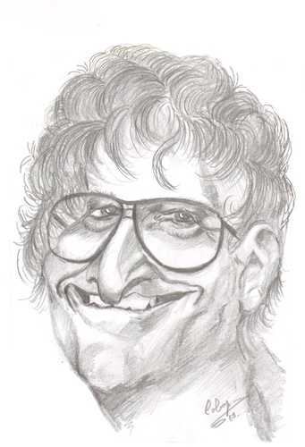 Cartoon: Randy Newman (medium) by cabap tagged caricature