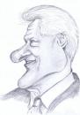 Cartoon: Bill Clinton (small) by cabap tagged caricature