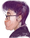 Cartoon: My wife (small) by cabap tagged caricature