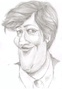 Cartoon: Stephen Fry (small) by cabap tagged caricature