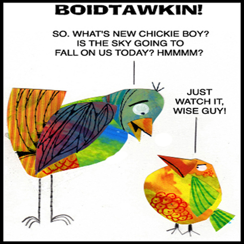 Cartoon: BOIDTAWKIN (medium) by STEVEN DUQUETTE tagged birds,stylized,colorful,cartoon,humorous