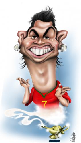 Cartoon: Cristiano Ronaldo (medium) by Carlos Laranjeira tagged ronaldo