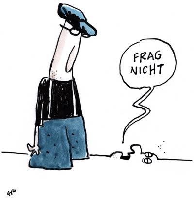 Cartoon: Frag nicht (medium) by ari tagged it,happens