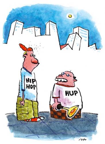 Cartoon: hup (medium) by ari tagged hiphup