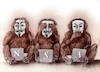 Drei Affen - Snowdens Affen