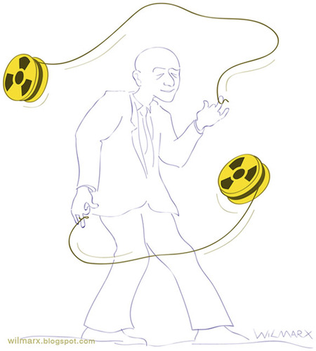 Cartoon: Yo-yo radioactive (medium) by Wilmarx tagged world,energy,yo
