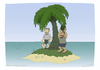 Cartoon: Coconut head (small) by Wilmarx tagged desert,island