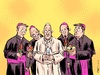 Cartoon: Habemus papam austerus (small) by imroger tagged pope,papa,francisco
