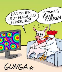 Cartoon: Fernseher (medium) by Gunga tagged fernseher