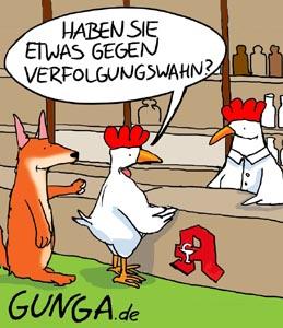 Cartoon: Verfolgungswahn (medium) by Gunga tagged verfolgungswahn