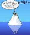 Cartoon: Eisberg (small) by Gunga tagged eisberg