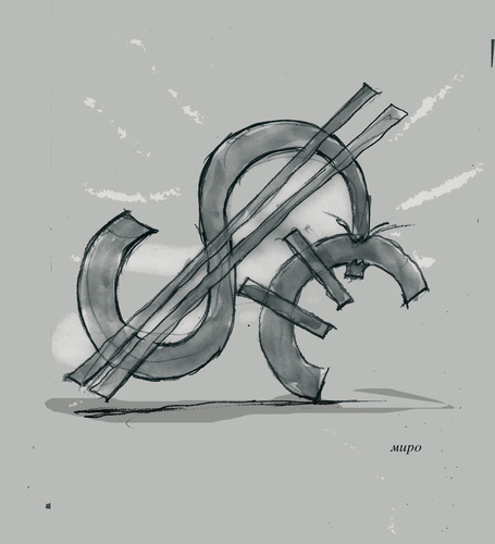 Cartoon: euro (medium) by Miro tagged euro