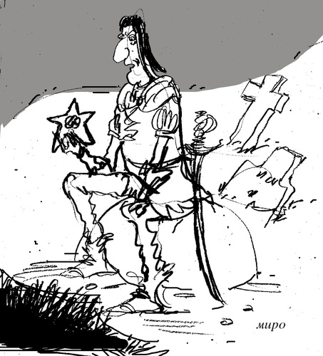Cartoon: Hamlet (medium) by Miro tagged social,democraciy