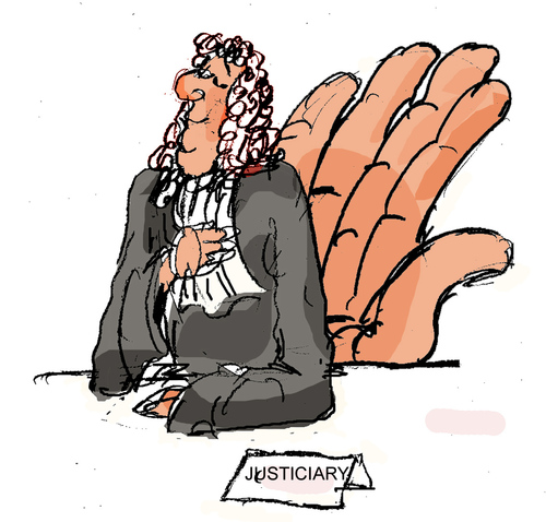 Cartoon: JUSTICIRY (medium) by Miro tagged justiciary