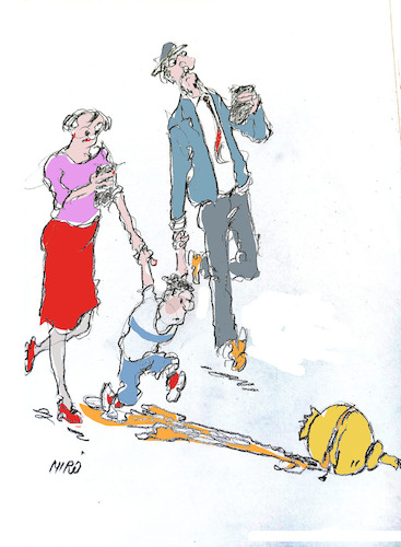 Cartoon: no text (medium) by Miro tagged no,text