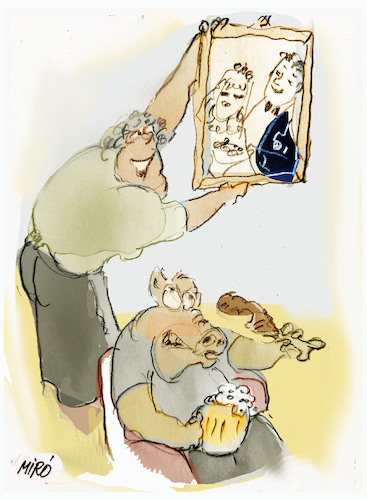 Cartoon: no text (medium) by Miro tagged no,text