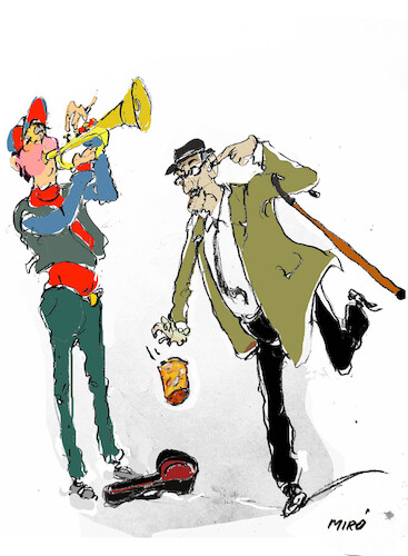 Cartoon: no text (medium) by Miro tagged no,text