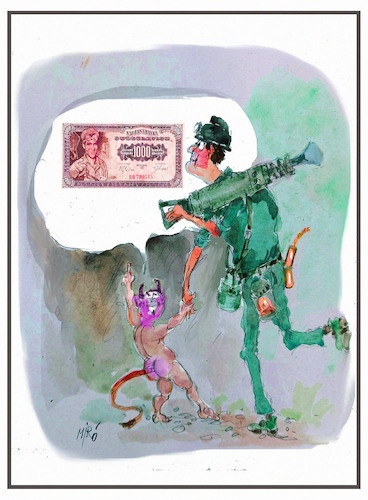 Cartoon: no text (medium) by Miro tagged no,tex