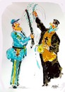 Cartoon: no text (small) by Miro tagged no,text